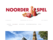 Tablet Screenshot of noorderspel.nl